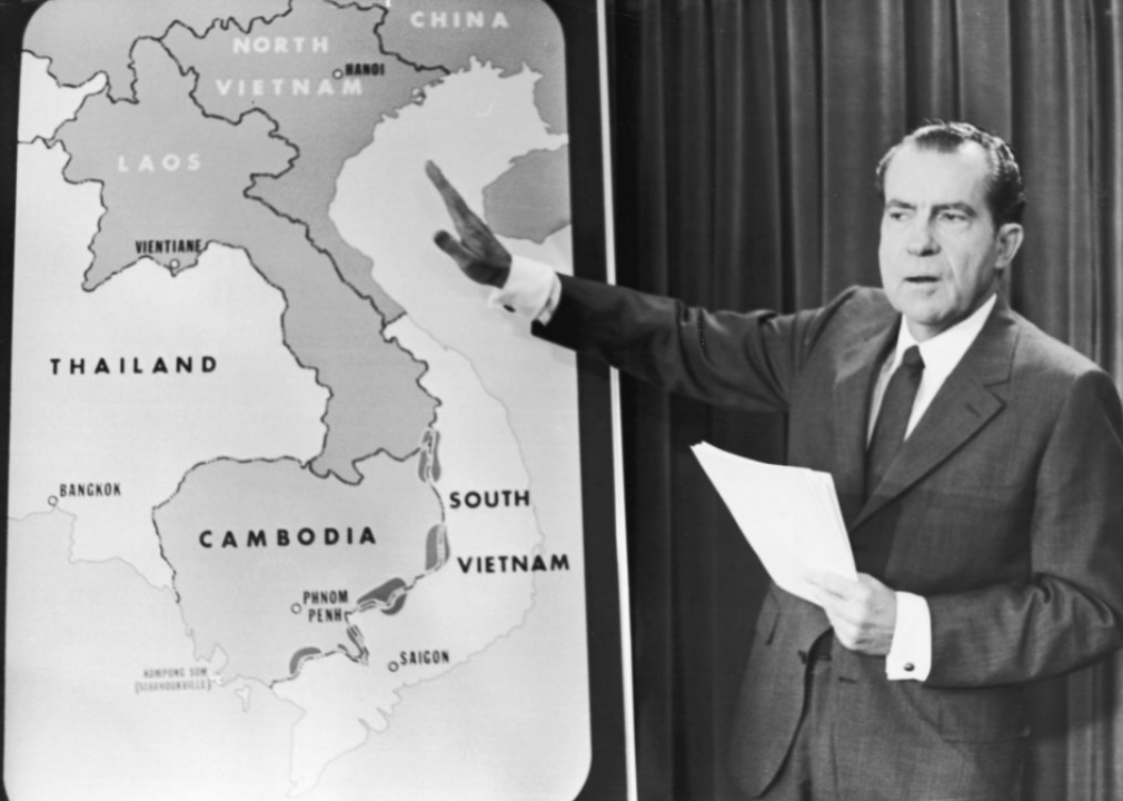 1969: Nixon introduces the Nixon Doctrine